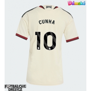Manchester United Matheus Cunha #10 Dámské Alternativní Dres 2026-27 Krátký Rukáv Manchester United Matheus Cunha #10 Dámské Alternativní Dres 2026-27 Krátký Rukáv